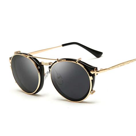 clip on sunglasses for round frames